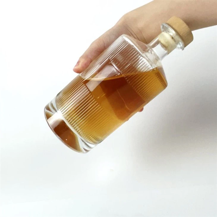 Customized Logo Shape Print Logo 500ml 700ml 750ml Spirits Tequila Vodka Brandy Whisky Rum Gin Liquor Glass Bottle